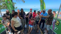 Manzanillo en Limón se convirtió en una playa accesible con pasarelas hechas de plástico reciclado