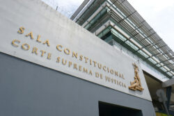 Una foto de la Sala Constitucional