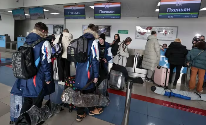Corea del Norte recibió a los primeros turistas después del aislamiento por la pandemia: son rusos