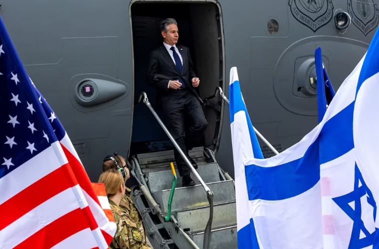 Antony Blinken llegó a Israel para impulsar una tregua en Gaza y la liberación de los rehenes de Hamas