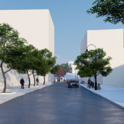 Inician obras de ampliación del bulevar en Avenida Central de San José