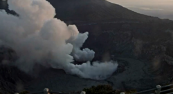 OVSICORI reporta emanación de ceniza constante en el Volcán Poas